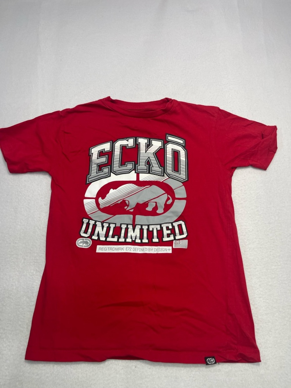 Ecko Unltd Red Graphic Logo T-Shirt Youth Medium 10/12
